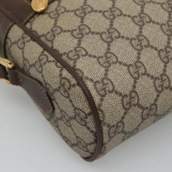 GUCCI GG Supreme Web Sherry Line Bag Pvc Beige 4023 001 56 4023 001 56 - Picture 11 of 16